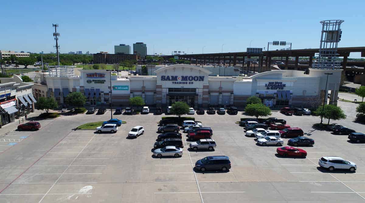 Drone Photos Of Sam Moon Trading Company Storefront Texas   Moon01 