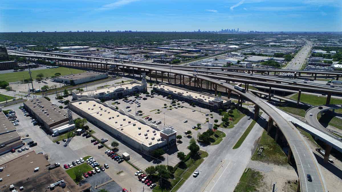 Drone Photos Of Sam Moon Trading Company Storefront Texas   Moon04 