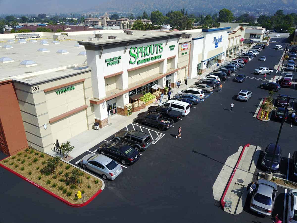 Aerial Photos Sprouts Farmers Market Grand Opening California