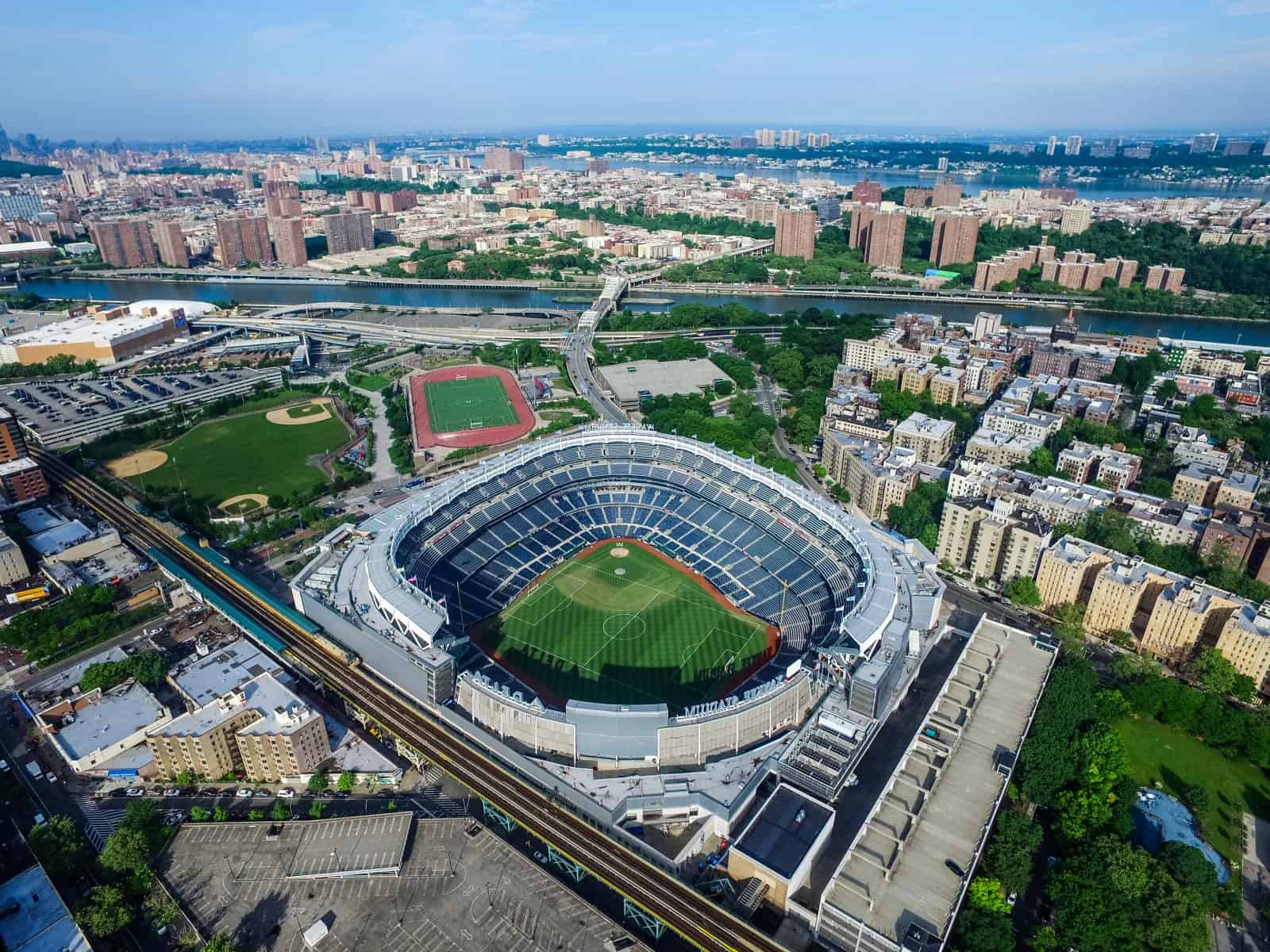 Aerial Drone Photos - Yankee Stadium, 1 E 161st St, Bronx, New York