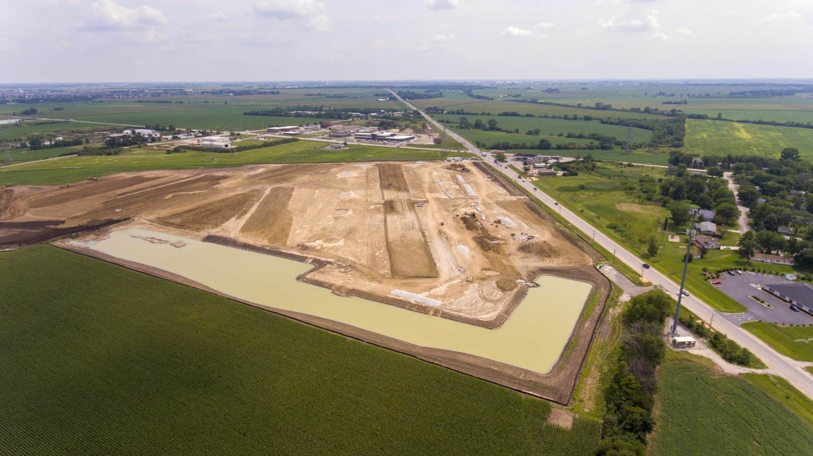 Drone Photography - Construction Progress Joliet, Illinois