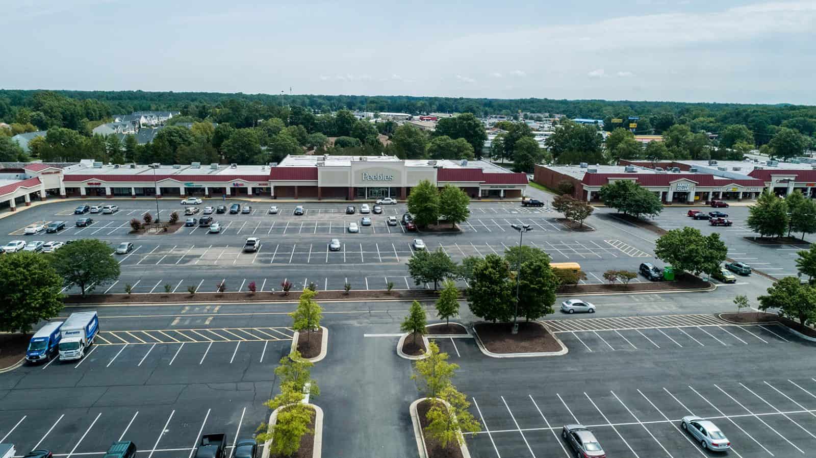 Drone Aerial Imagery - Ashland, Virginia Shopping Center