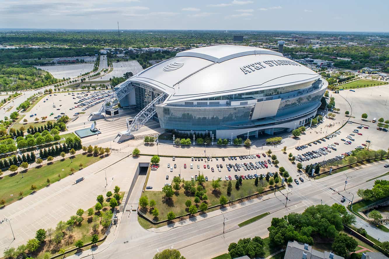 Drone Images of Dallas Cowboys Stadium - AT&T Stadium