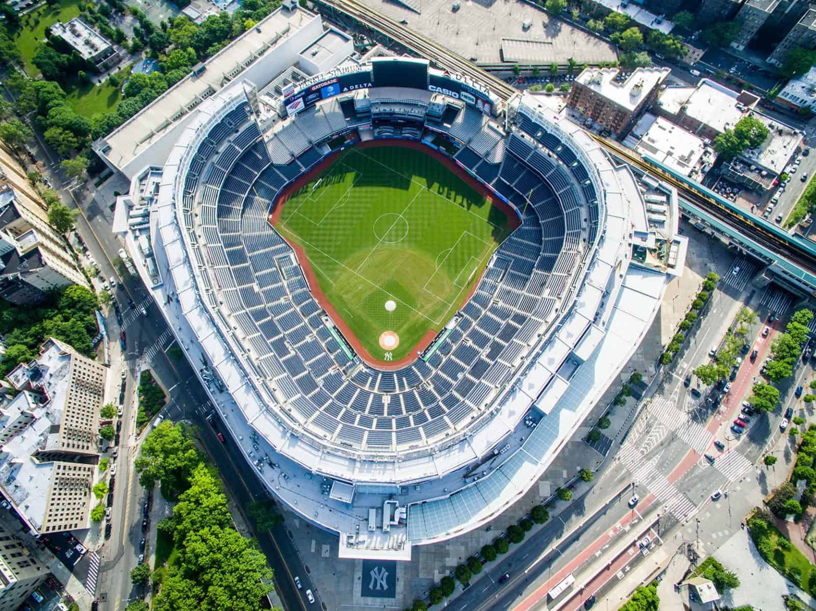 Aerial Drone Photos - Yankee Stadium, 1 E 161st St, Bronx, New York